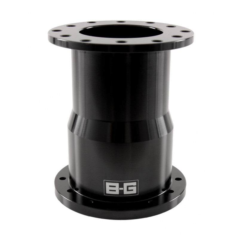 BG Racing 100mm Steering Wheel Spacer – 6x70 / 6x74 PCD – Black Anodised