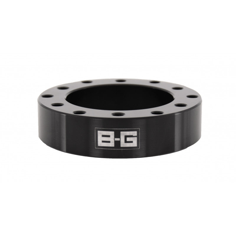 BG Racing 20mm Steering Wheel Spacer – 6x70 / 6x74 PCD – Black Anodised