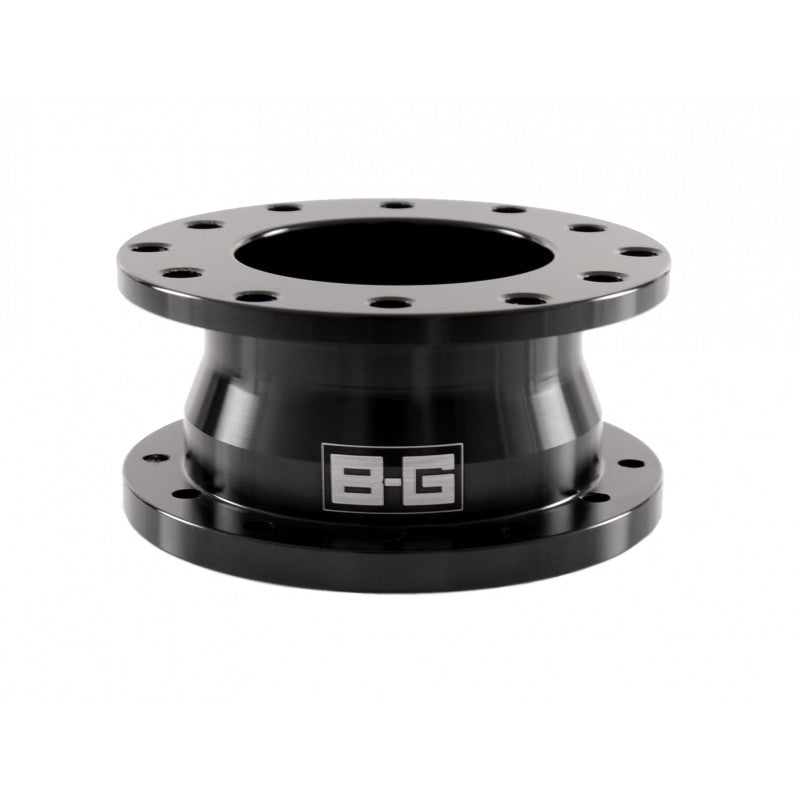BG Racing 40mm Steering Wheel Spacer – 6x70 / 6x74 PCD – Black Anodised
