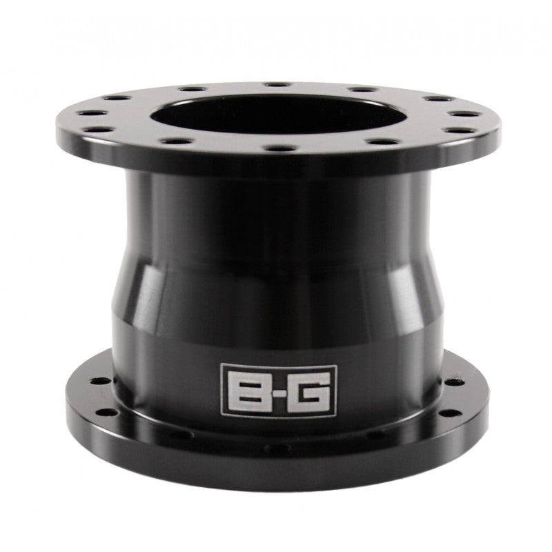 BG Racing 60mm Steering Wheel Spacer – 6x70 / 6x74 PCD – Black Anodised
