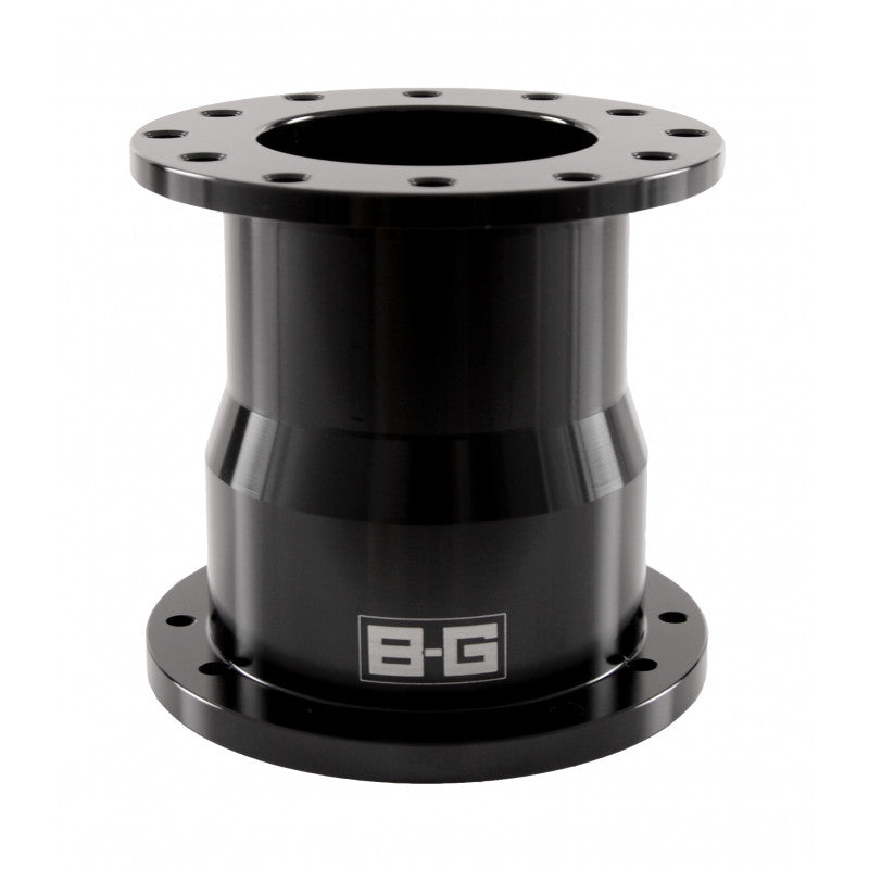 BG Racing 80mm Steering Wheel Spacer – 6x70 / 6x74 PCD – Black Anodised