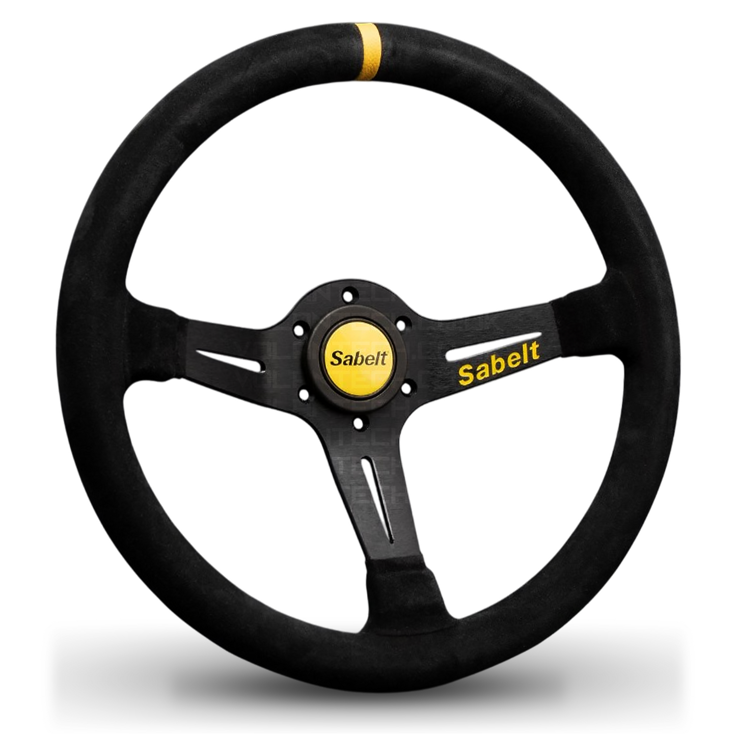 Sabelt SW-465 350mm Dished Suede Steering Wheel