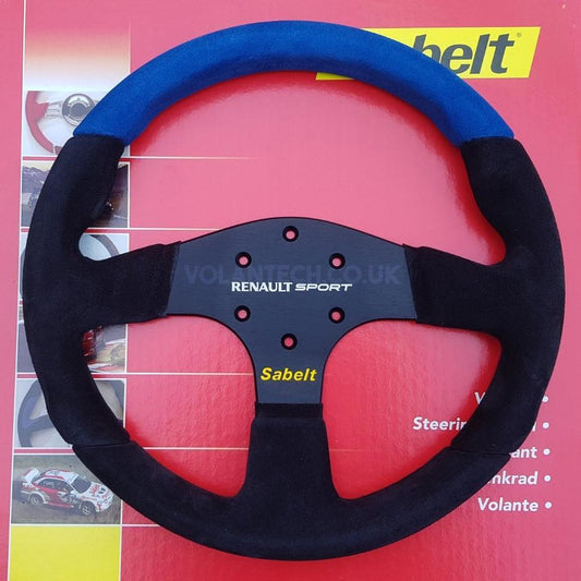 Volante Sabelt Renaultsport Azul/Negro 330mm