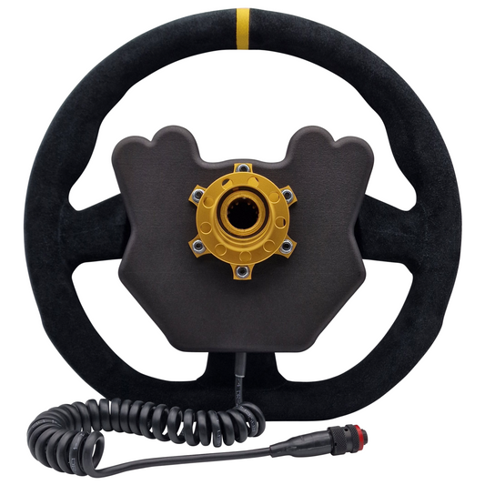 Panel botonera para volante de coche de carreras con 8 botones y cableado CANBUS