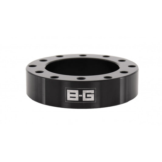BG Racing 20mm Steering Wheel Spacer – 6x70 / 6x74 PCD – Black Anodised
