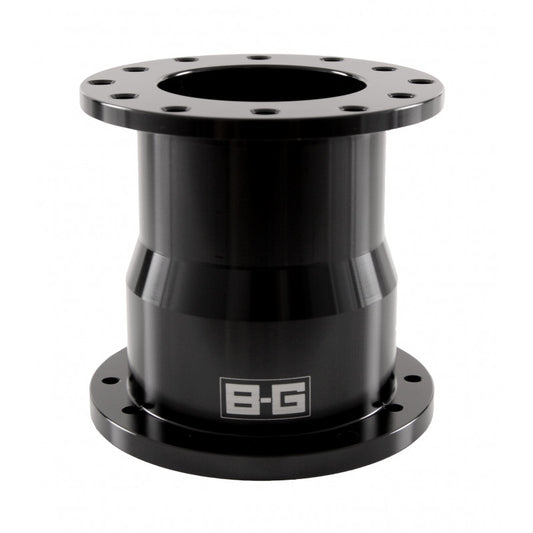 BG Racing 80mm Steering Wheel Spacer – 6x70 / 6x74 PCD – Black Anodised