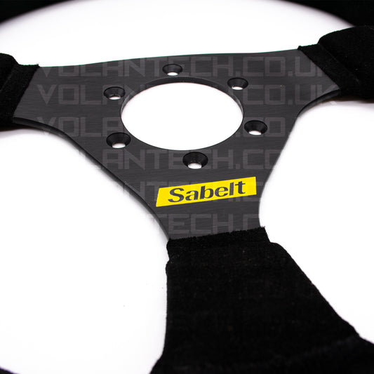 Volante redondo de ante Sabelt SW-633 de 330 mm