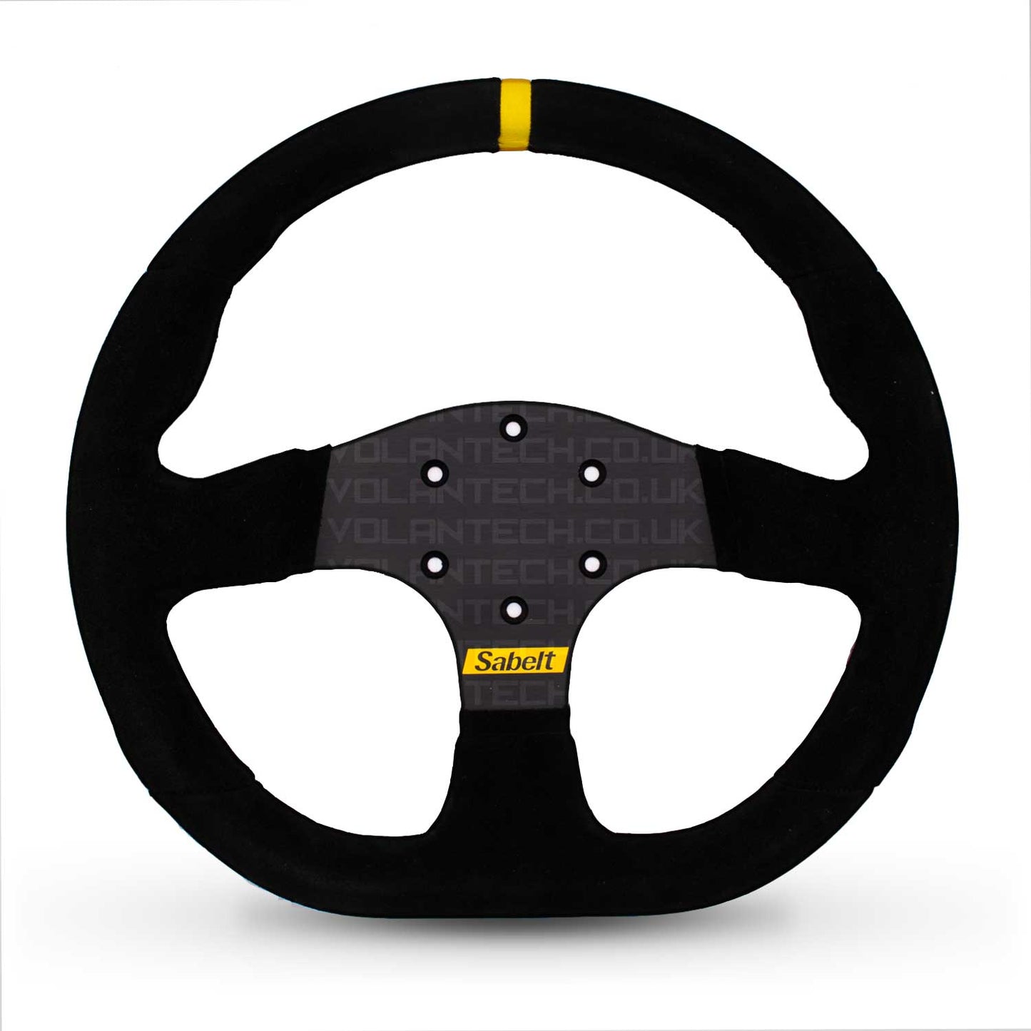 Sabelt SW-733 330mm Suede Flat Bottom Steering Wheel