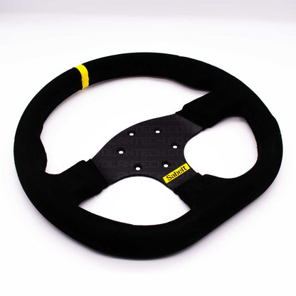 Sabelt SW-733 330mm Suede Flat Bottom Steering Wheel