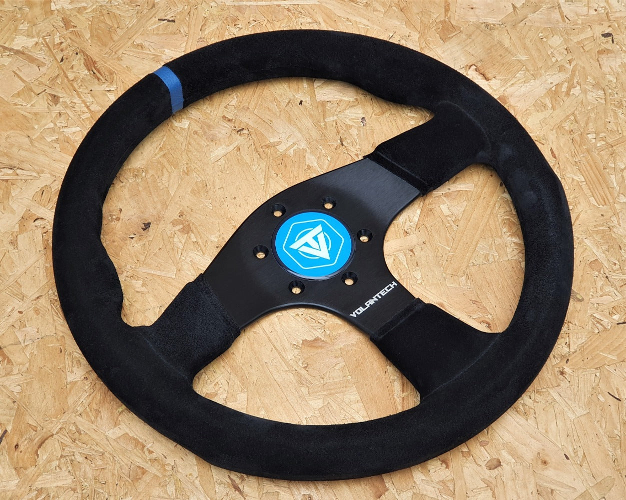 Volantech Uno Blue 330mm Suede Racing Steering Wheel
