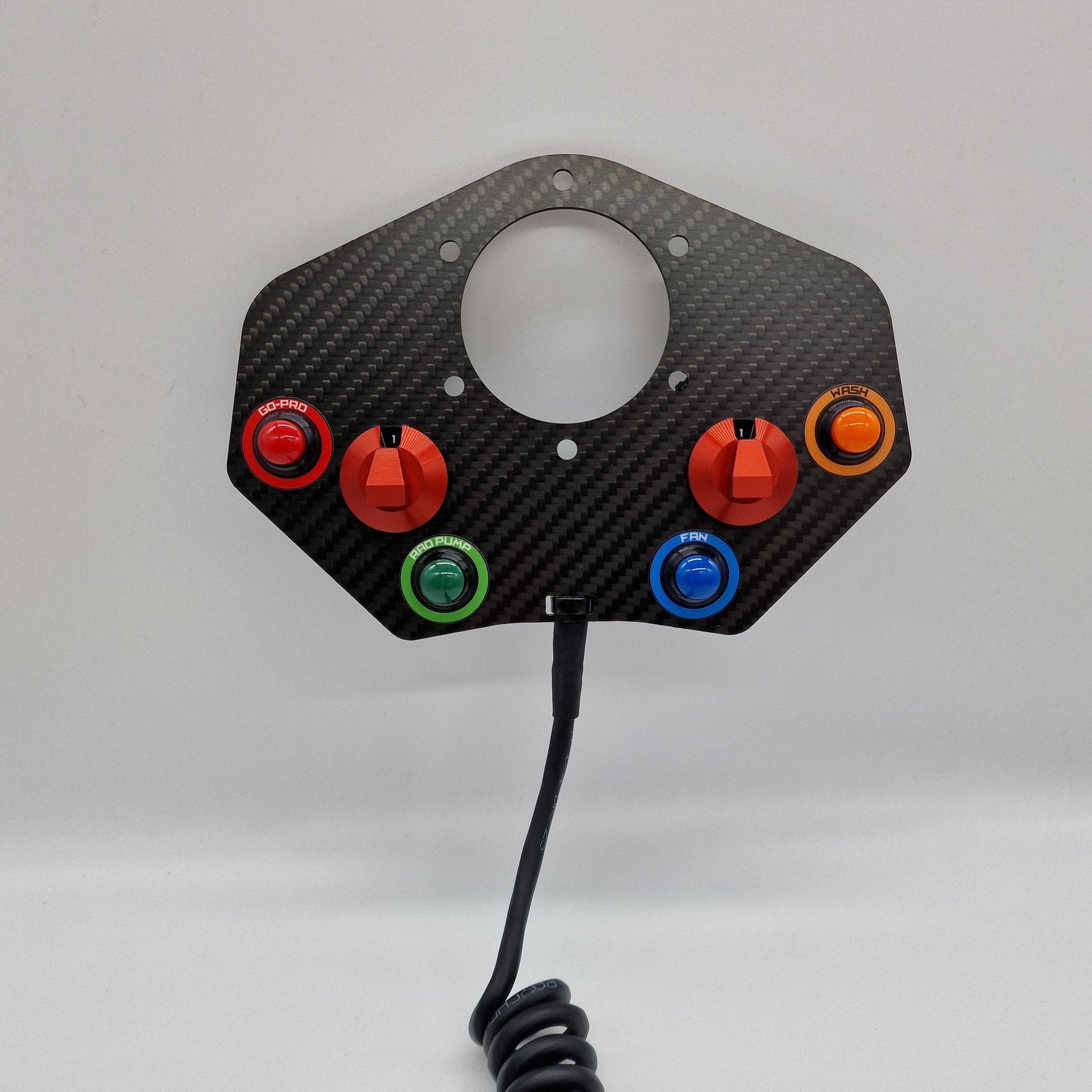 6 Button Wired Race Car Steering Wheel Switch Panel – Volantech