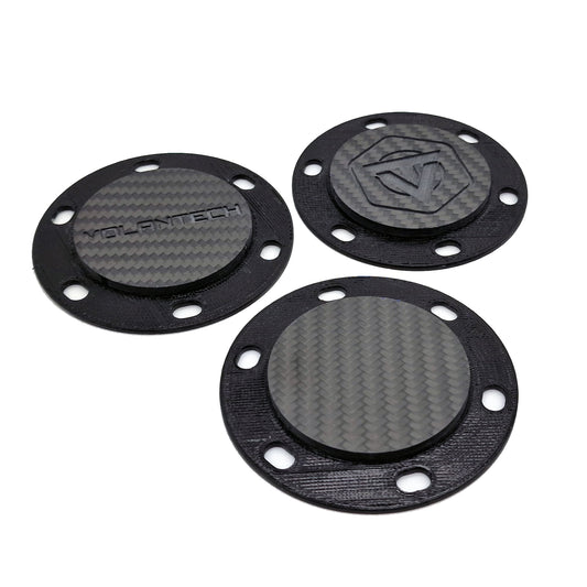 Tapa agujero central del volante de competición de fibra de carbono