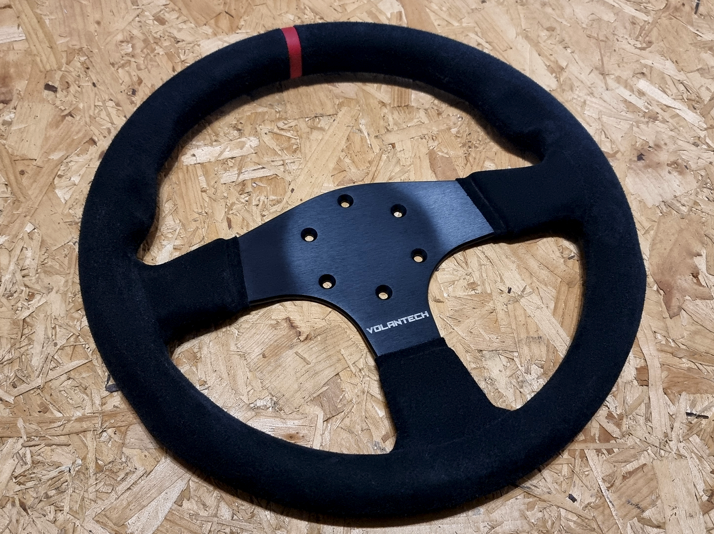 Volantech Uno Red 330mm Suede Racing Steering Wheel